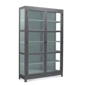 LIVINGOODIES VITRINSKAB CARLINGTON EDGE BL�GR�/GR�N - 130