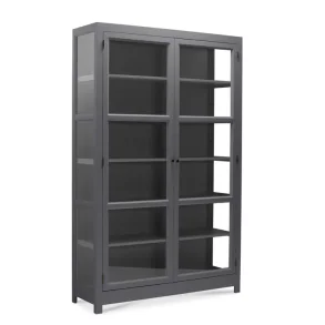 LIVINGOODIES VITRINSKAB CARLINGTON EDGE BL�GR�/M�RKEGR� - 130