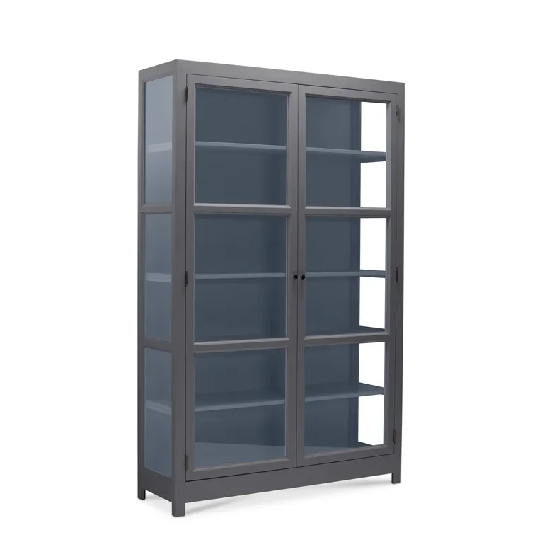 LIVINGOODIES VITRINSKAB CARLINGTON EDGE BL�GR�/BL� - 130