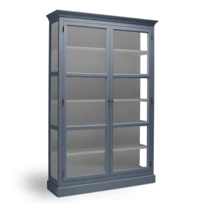 LIVINGOODIES H�J VITRINSKAB CARLINGTON MEDIUM BL�/GR� - 145