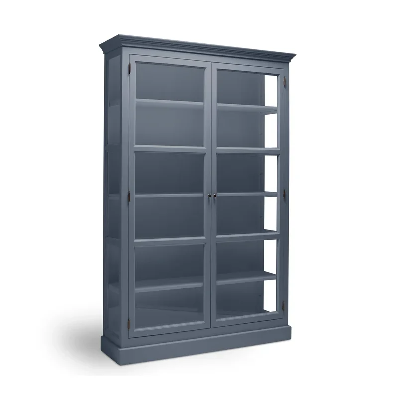 LIVINGOODIES H�J VITRINSKAB CARLINGTON MEDIUM BL�/BL� - 145