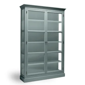 LIVINGOODIES H�J VITRINSKAB CARLINGTON MEDIUM GR�N/GR�N - 120