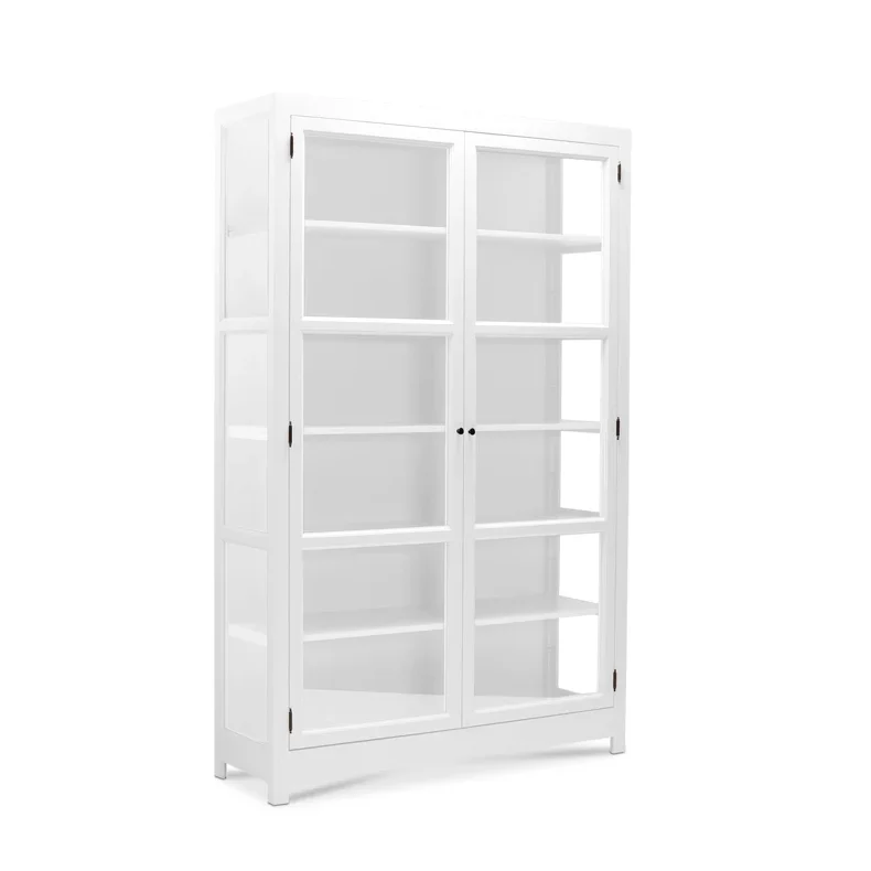 LIVINGOODIES VITRINSKAB CARLINGTON MELLEM HVID - 100
