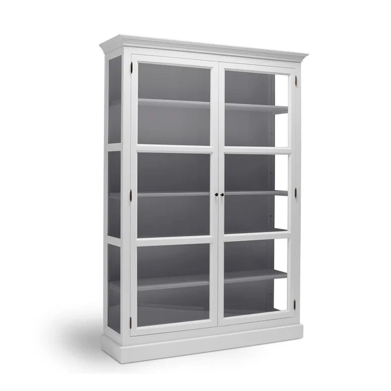 LIVINGOODIES STORT VITRINSKAB CARLINGTON ORIGINAL HVID/BL�GR� - 145