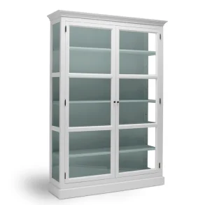 LIVINGOODIES STORT VITRINSKAB CARLINGTON ORIGINAL HVID/GR�N - 145