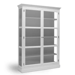 LIVINGOODIES STORT VITRINSKAB CARLINGTON ORIGINAL HVID/GR�- 145