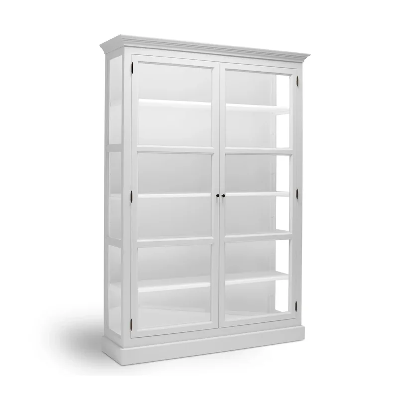 LIVINGOODIES STORT VITRINSKAB CARLINGTON ORIGINAL HVID/HVID- 145