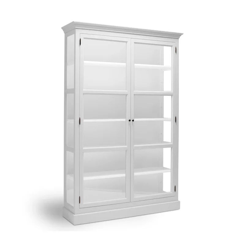 LIVINGOODIES H�J VITRINSKAB CARLINGTON MEDIUM HVID/HVID - 120