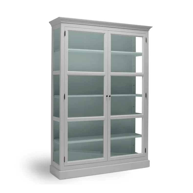 LIVINGOODIES H�J VITRINSKAB CARLINGTON STOR LYSEGR�/GR�N - 145