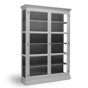 LIVINGOODIES H�J VITRINSKAB CARLINGTON STOR LYSEGR�/M�RKEGR� - 145