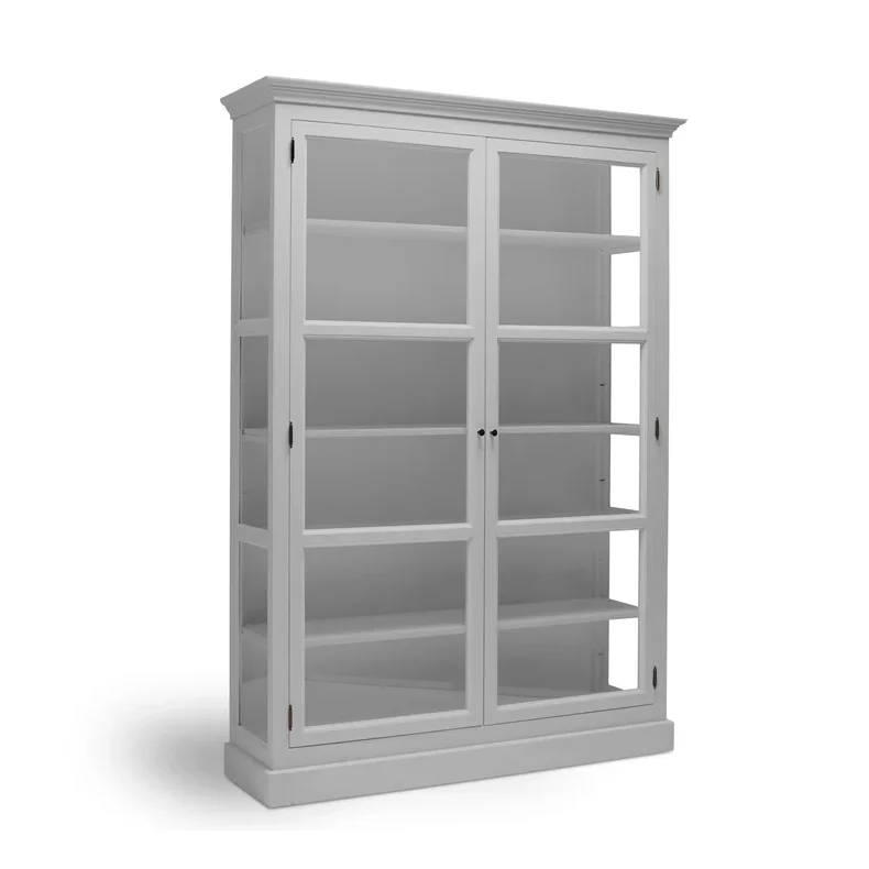 LIVINGOODIES H�J VITRINSKAB CARLINGTON STOR LYSEGR�/LYSEGR�- 145