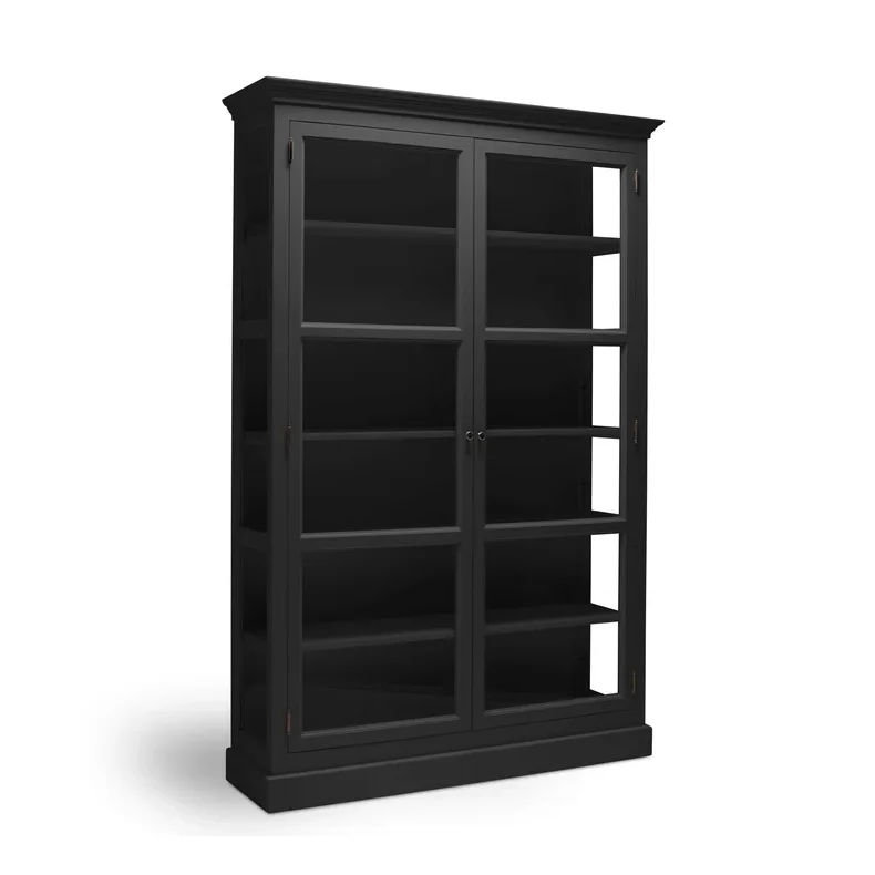 LIVINGOODIES H�J VITRINSKAB CARLINGTON MEDIUM SORT/SORT- 145