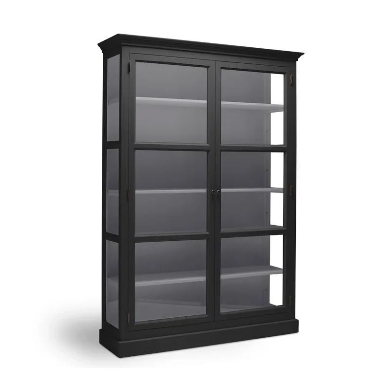 LIVINGOODIES STORT VITRINSKAB CARLINGTON ORIGINAL SORT/BL�GR� - 145