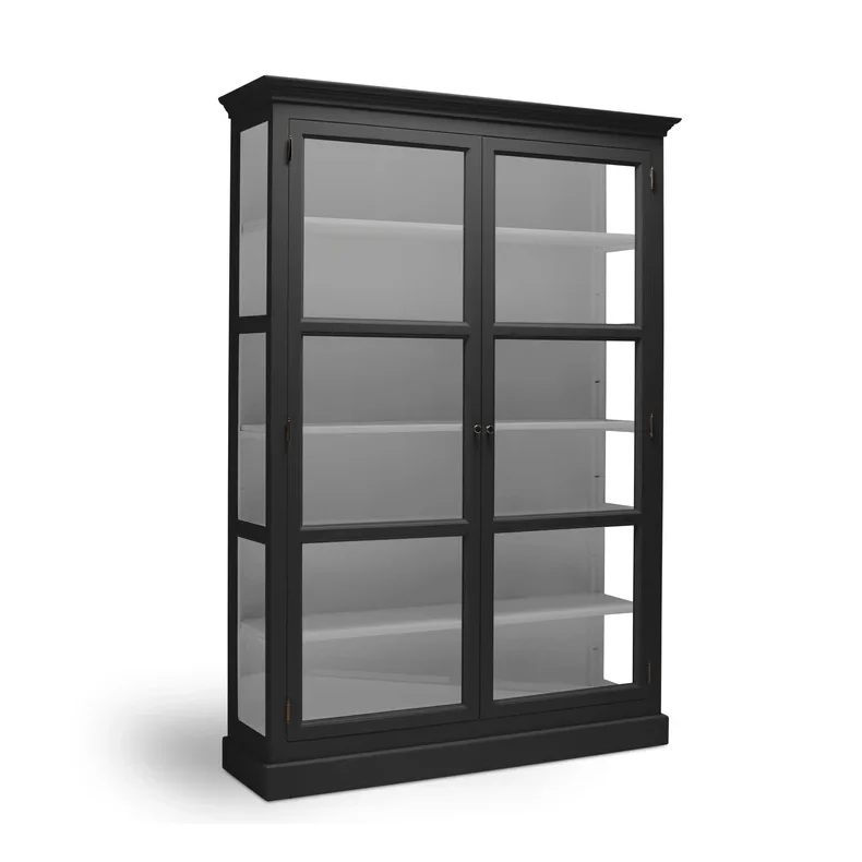 LIVINGOODIES STORT VITRINSKAB CARLINGTON ORIGINAL SORT/LYSEGR� - 145