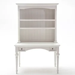NOVASOLO PROVENCE KLASSISK HVID SEKRET�R SKRIVEBORD - 190