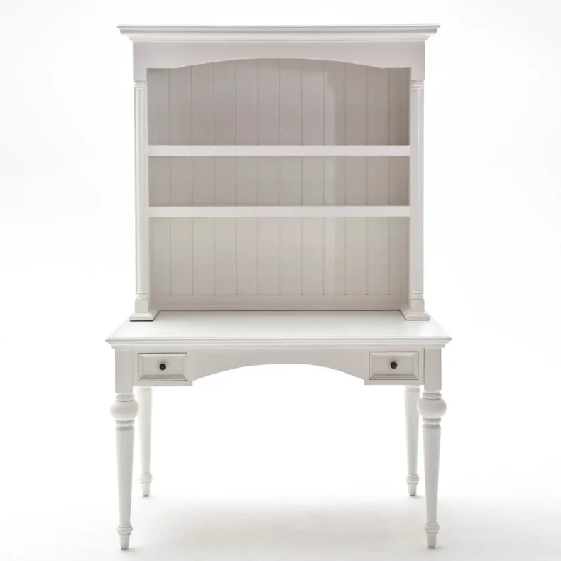 NOVASOLO PROVENCE KLASSISK HVID SEKRET�R SKRIVEBORD - 190