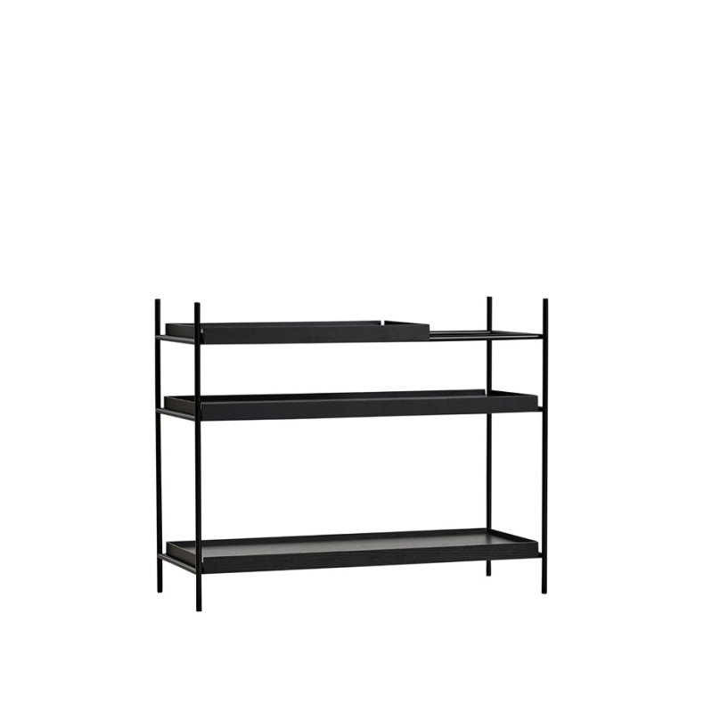WOUD TRAY REOL LAV SORT - 100