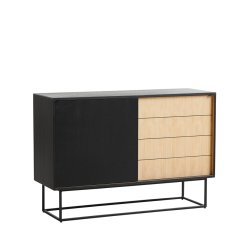 WOUD Virka Hj Sknk Oak/Sort - 82