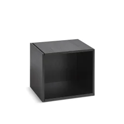 WOUD BRICKS KUBE (BEN) - SORT - 42,7