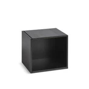 WOUD BRICKS KUBE (BEN) - SORT - 42,7