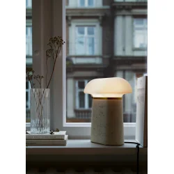 WOUD NOVA BORDLAMPE - TAVERTIN - 27