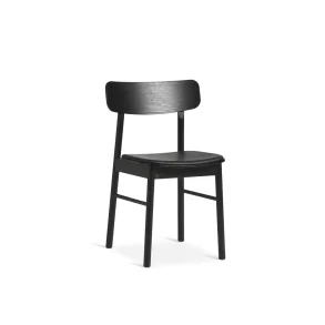 WOUD SOMA SPISEBORDSSTOL SORT M/LDER - 89