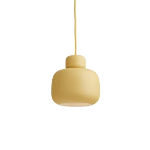 WOUD STONE PENDEL LILLE MUSTARD - 16
