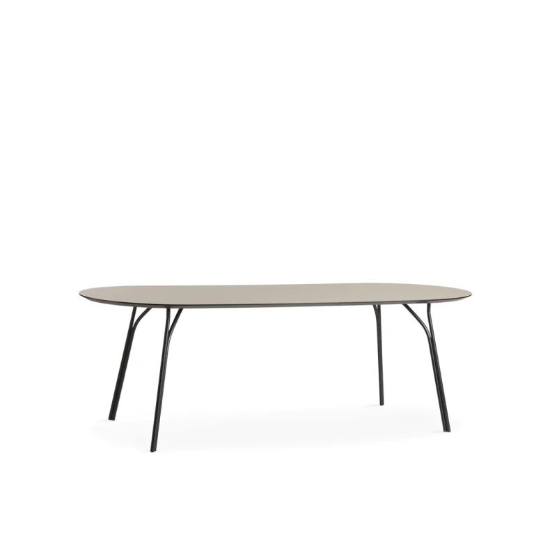 WOUD TREE SPISEBORD BEIGE/SORT - 220