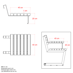 PLUS RELAX BNK M/HNGEBORD - 150