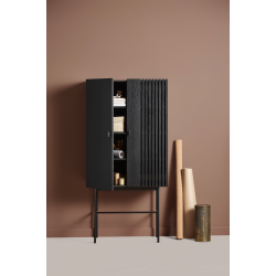 WOUD ARRAY HJSKAB SORT - 80