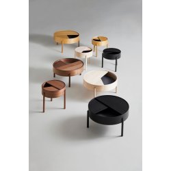 WOUD ARC SOFABORD SORT - 42