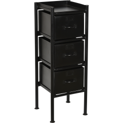 TRADEMARK LIVING SAGA KOMMODE/3 SKUFFER SORT - 86