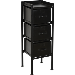 TRADEMARK LIVING SAGA KOMMODE/3 SKUFFER SORT - 86