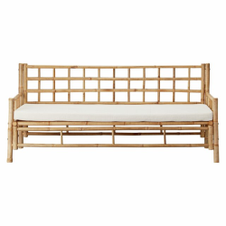 LENE BJERRE MANDISA LOUNGESOFA BAMBUS NATUR/HVID - 80