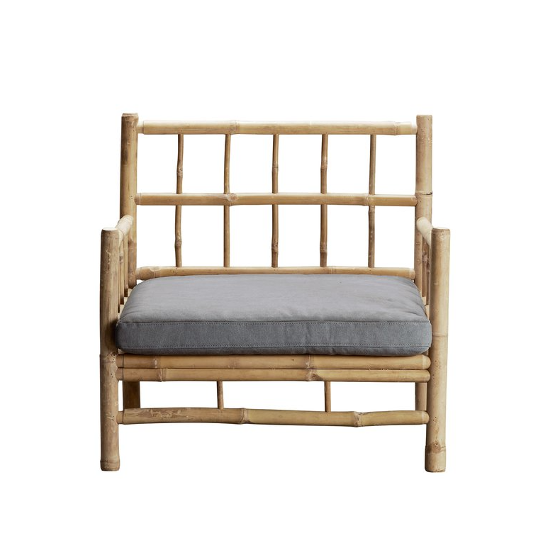 TINE K HOME BAMBUS LOUNGE STOL GR� HYNDE - 76