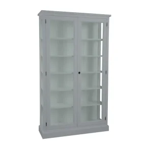 LIVINGOODIES H�J VITRINSKAB HONFLEUR BL�GR�/GR�N - 120