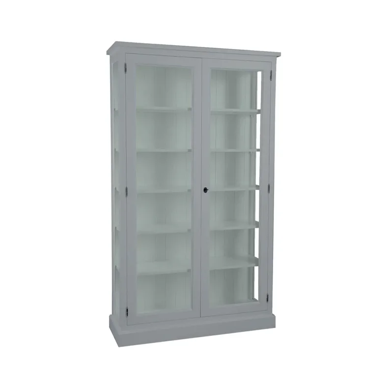 LIVINGOODIES H�J VITRINSKAB HONFLEUR BL�GR�/GR�N - 120