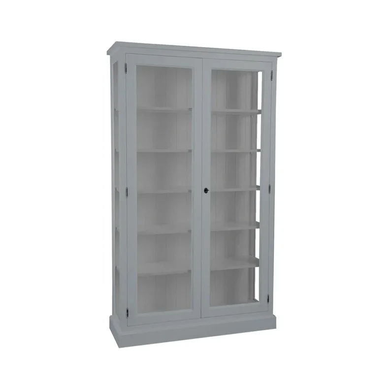 LIVINGOODIES H�J VITRINSKAB HONFLEUR BL�GR�/GR� - 120
