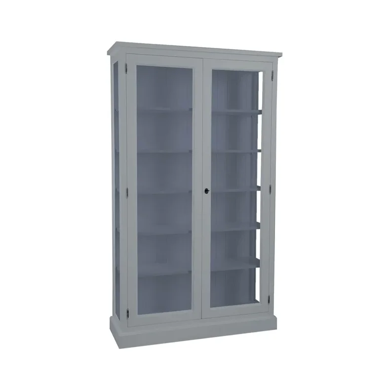 LIVINGOODIES H�J VITRINSKAB HONFLEUR BL�GR�/BL� - 120