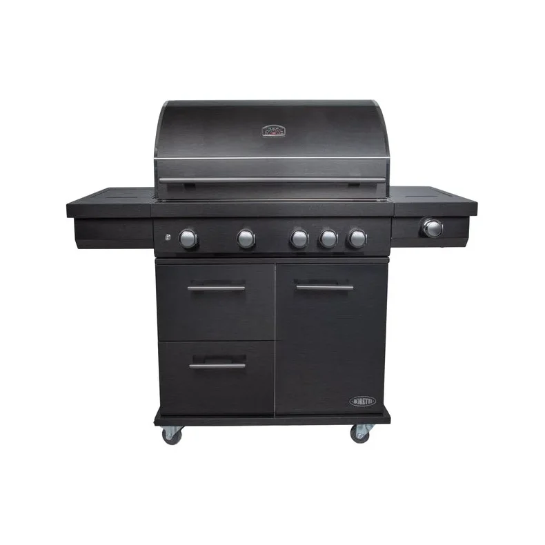 BORETTI IMPERATORE NERO GASGRILL/4 BRNDERE MAT/SORT - 146