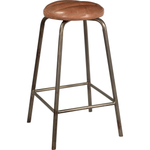 Trademark Living Brooklyn barstol m/rundt l�ders�de - 78