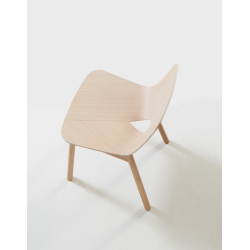 WOUD Mono Spisebordsstol Hvidpigmenteret Eg - 45