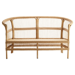 TINE K HOME COMO LOUNGESOFA POLYRATTAN NATUR INKL HYNDE - 82