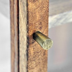 HOUSE DOCTOR VITRINESKAB MONTRE ANTIK BRUN - 80