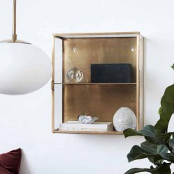 HOUSE DOCTOR SKAB GLAS MESSING - 40