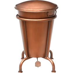 Trademark Living Klapp stor pedalspand - kobber 60