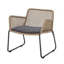 BLOOMINGVILLE MUNDO LOUNGESTOL METAL BRUN - 77