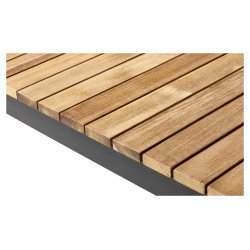 CINAS ORIGINAL MOOD EXTREME BORD/STOLE ALU/TEAK ANTRACIT - 167,5