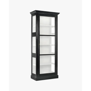 NORDAL CLASSIC VITRINESKAB SORT/HVID - 212