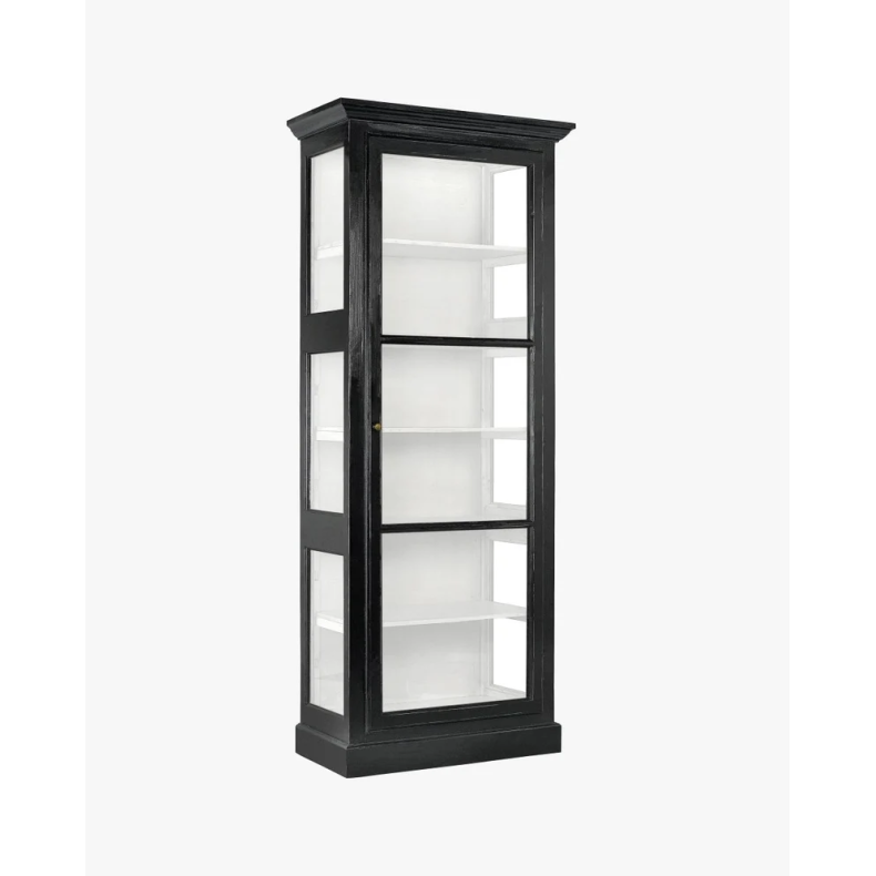 NORDAL CLASSIC VITRINESKAB SORT/HVID - 212